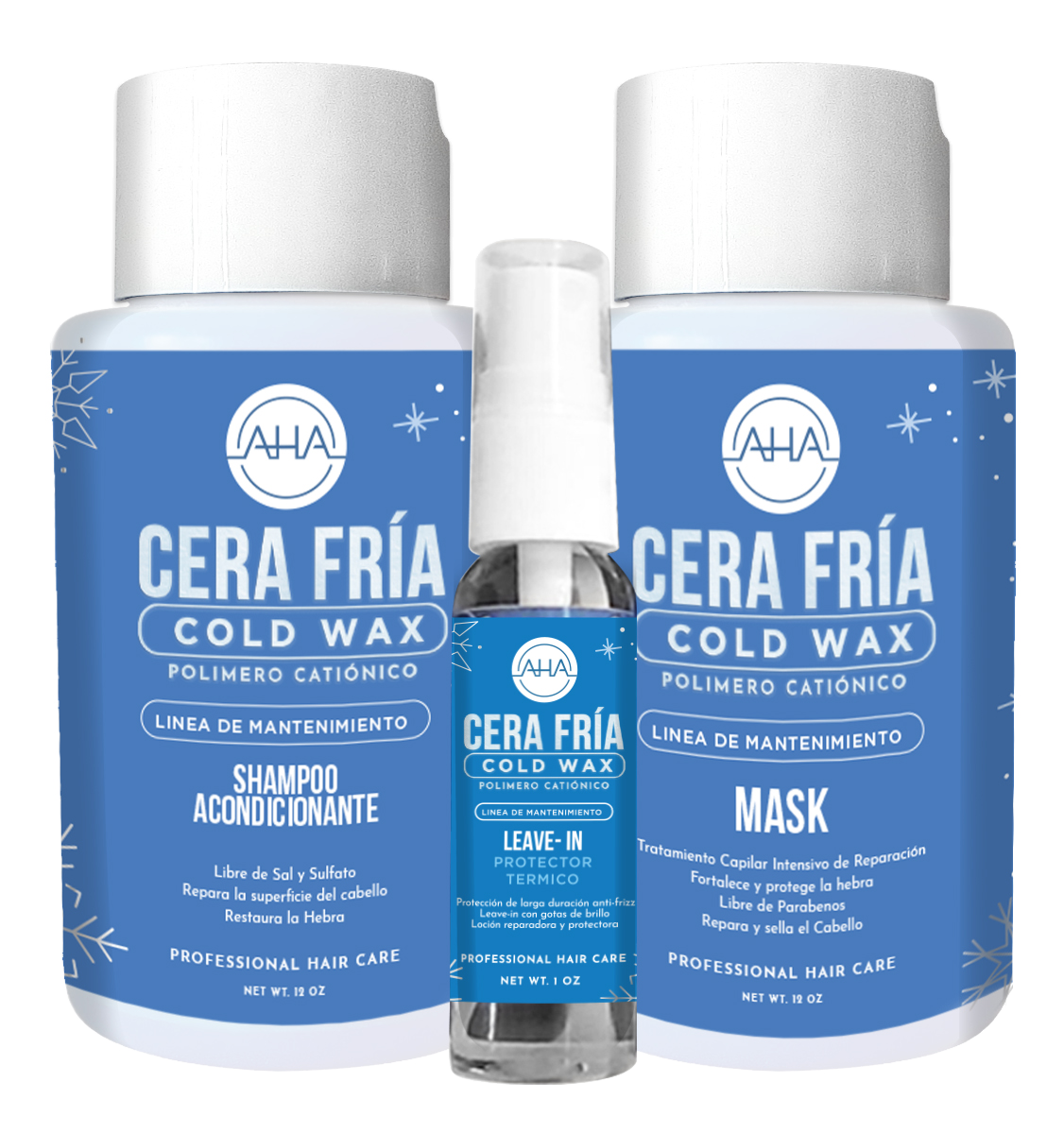 AHA Kit Mantenimiento de Cera Fría 12 Oz