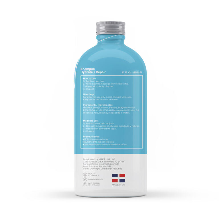 Shampoo Hidratante Maka 16 Oz