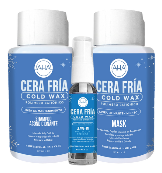 AHA Kit Mantenimiento de Cera Fría 12 Oz