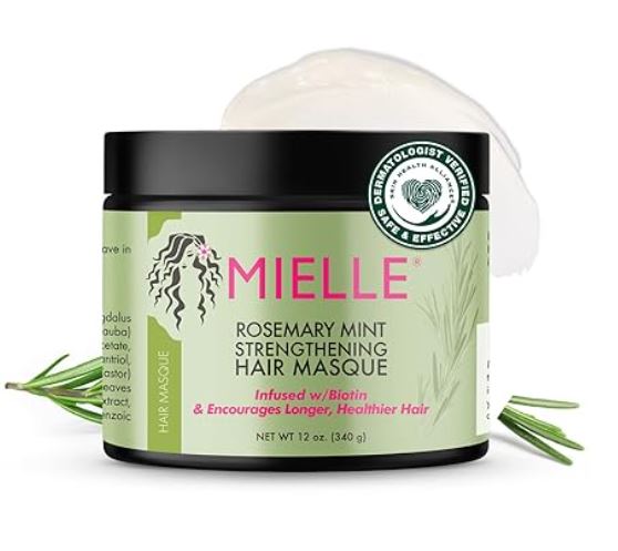 Mielle Mascarilla Fortalecedora (Hair Masque) Rosemary Mint