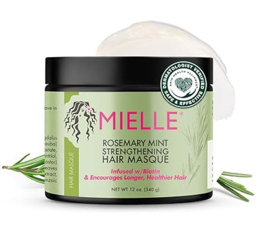 Mielle Mascarilla Fortalecedora (Hair Masque) Rosemary Mint